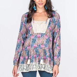 Matilda Jane Sew Perfect Floral Lace Boho Sz XXL